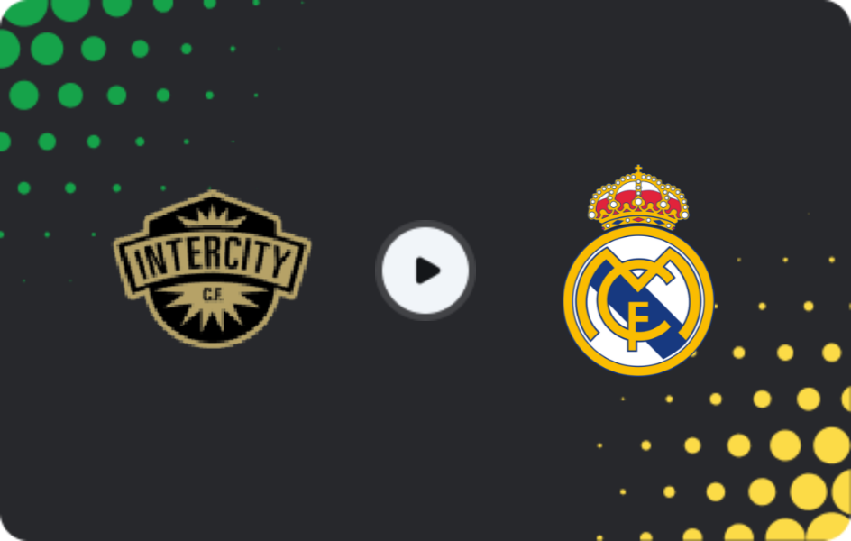 Where to watch Intercity — Real Madrid III, Segunda Federación - Group 5, 25.01.2026