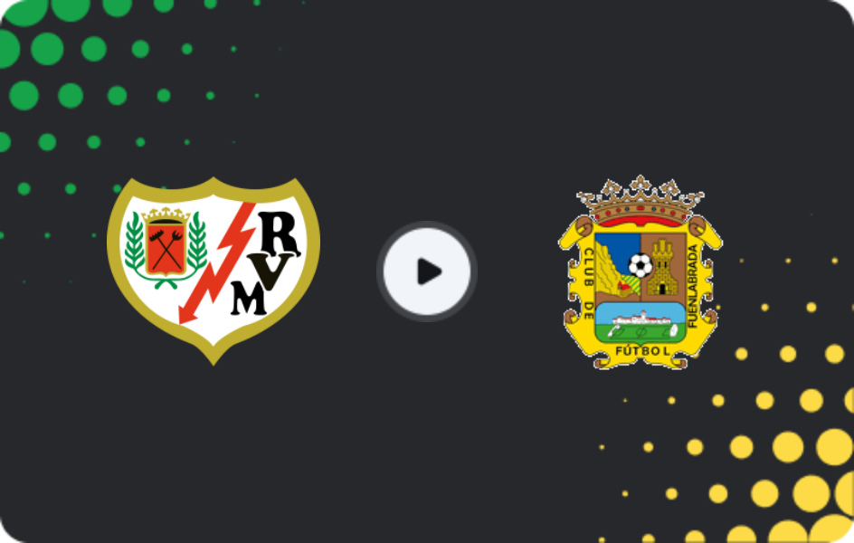Where to watch Rayo Vallecano II — Fuenlabrada, Segunda Federación - Group 5, 25.01.2026