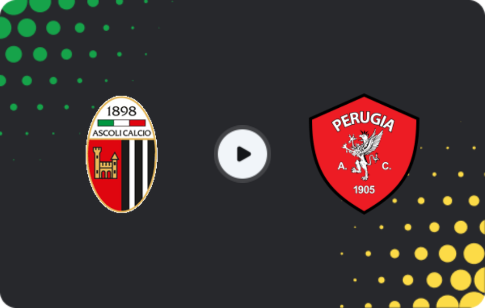 Where to watch Ascoli — Perugia, Serie C - Girone B, 25.01.2026