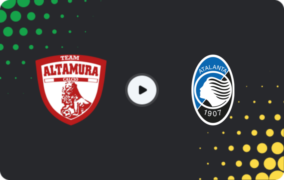 Where to watch Team Altamura — Atalanta II, Serie C - Girone C, 25.01.2026