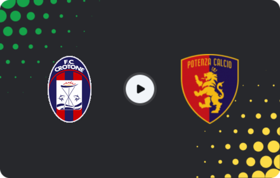 Where to watch Crotone — Potenza, Serie C - Girone C, 24.01.2026