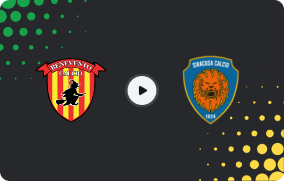 Where to watch Benevento — Siracusa, Serie C - Girone C, 24.01.2026