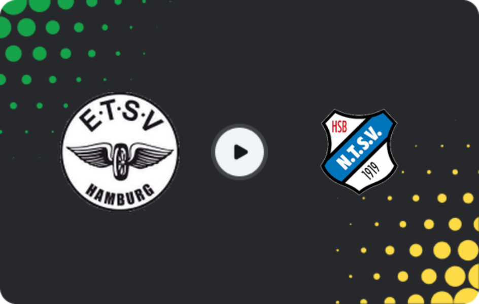 Where to watch ETSV Hamburg — Niendorfer TSV, Oberliga - Hamburg, 30.01.2026