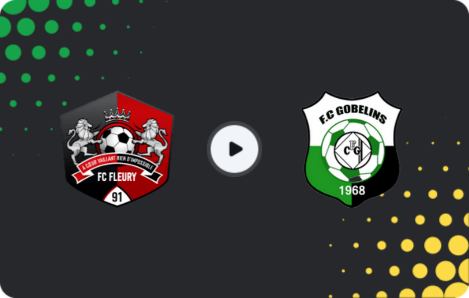 Where to watch Fleury 91 — Gobelins, Championnat National, 30.01.2026