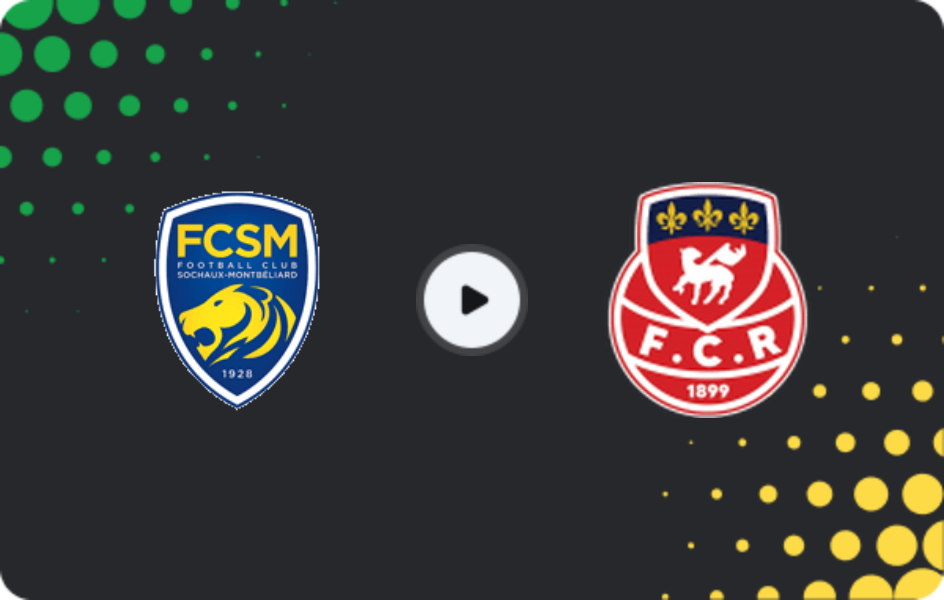 Where to watch Sochaux — Rouen, Championnat National, 30.01.2026