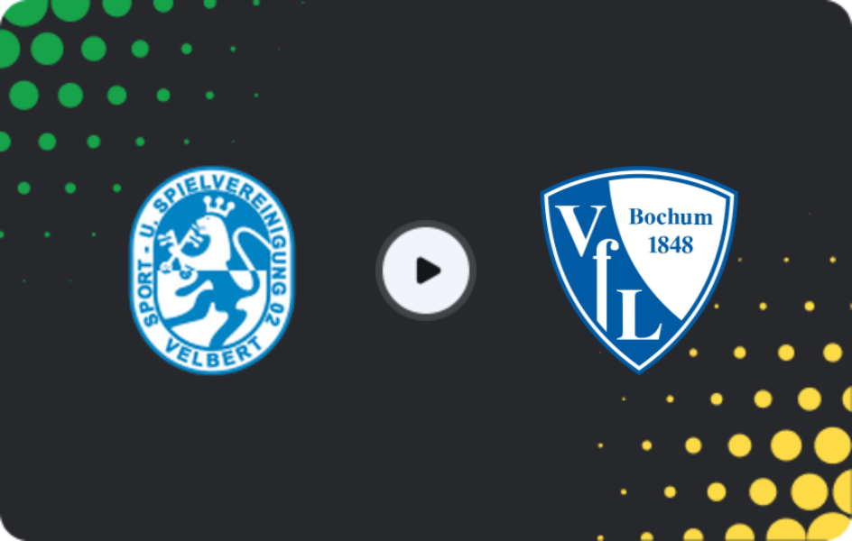 Where to watch SSVg Velbert — Bochum II, Regionalliga - West, 31.01.2026