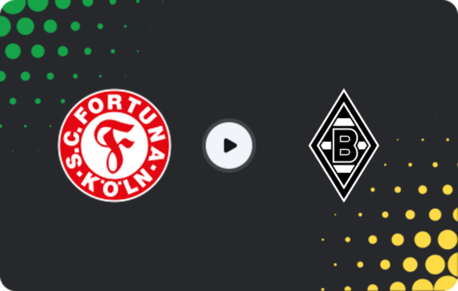 Where to watch Fortuna Köln — Borussia M'gladbach II, Regionalliga - West, 31.01.2026