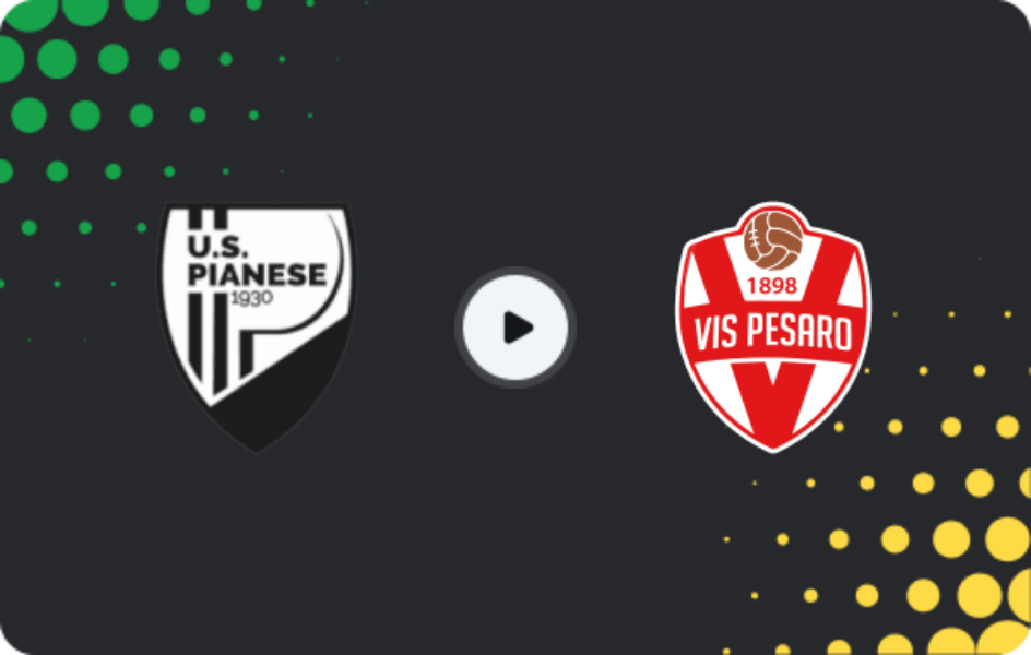 Where to watch Pianese — Vis Pesaro, Serie C - Girone B, 31.01.2026