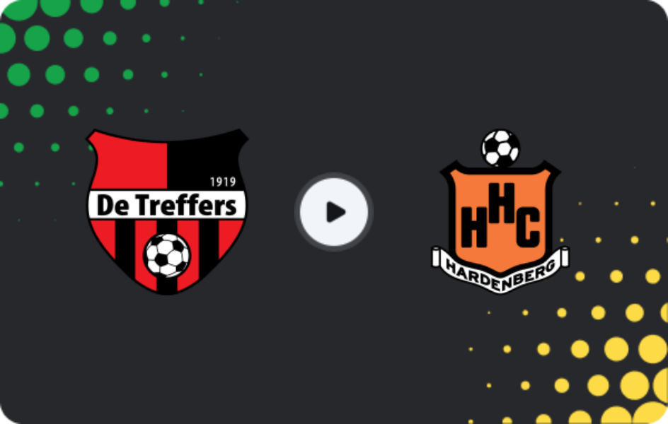 Where to watch De Treffers — HHC, Tweede Divisie, 31.01.2026
