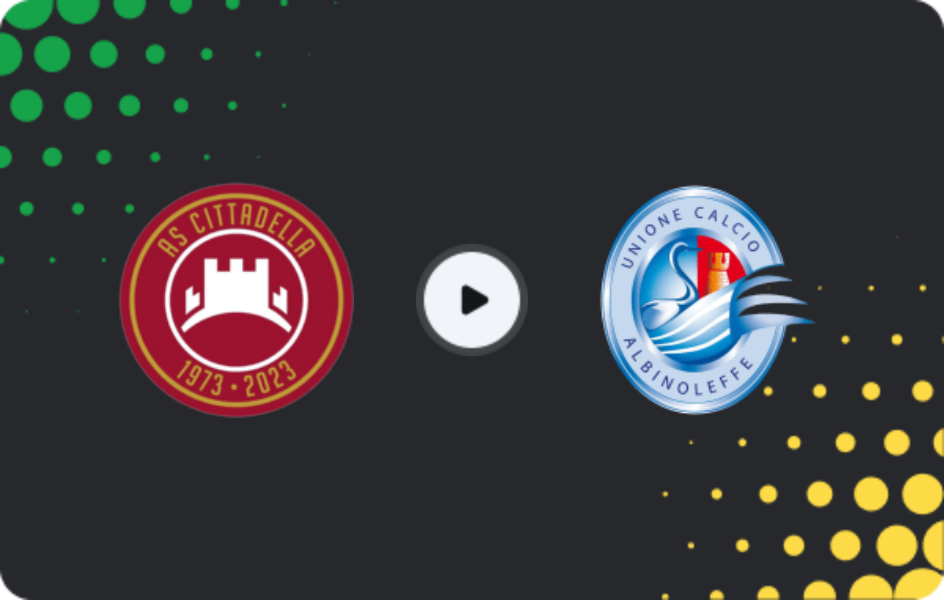 Where to watch Cittadella — Albinoleffe, Serie C - Girone A, 01.02.2026