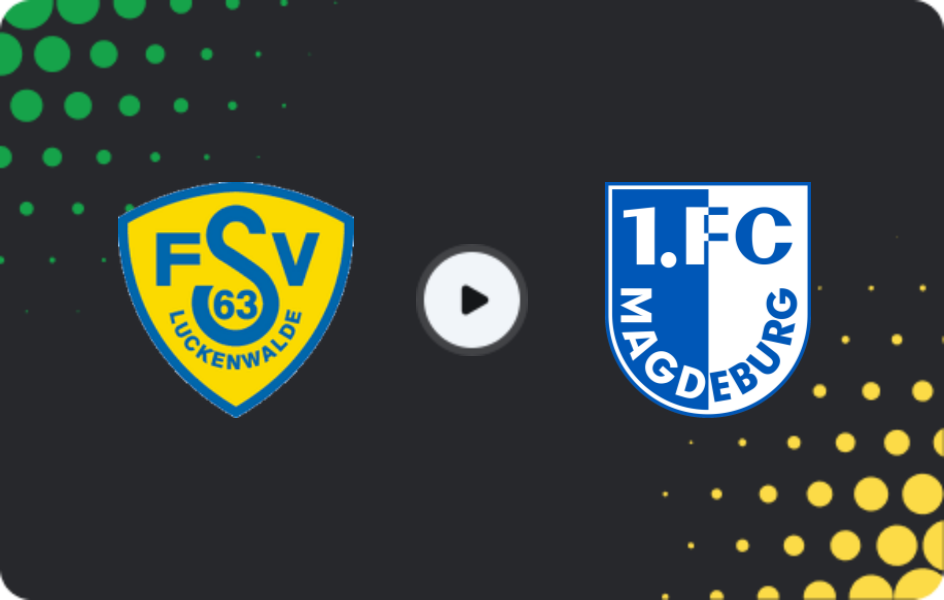Where to watch Luckenwalde — Magdeburg II, Regionalliga - Nordost, 01.02.2026