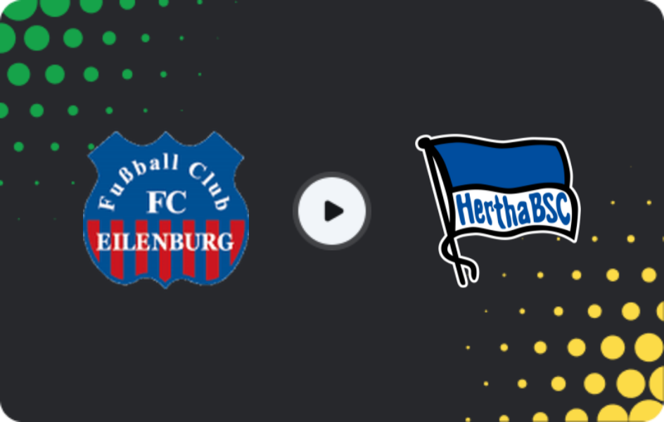 Where to watch Eilenburg — Hertha II, Regionalliga - Nordost, 01.02.2026