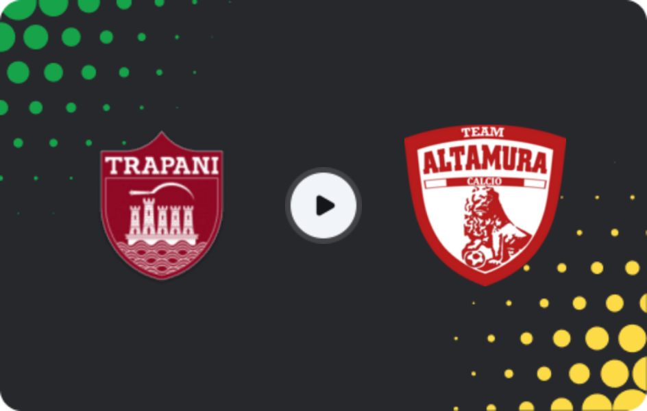 Where to watch Trapani 1905 — Team Altamura, Serie C - Girone C, 01.02.2026
