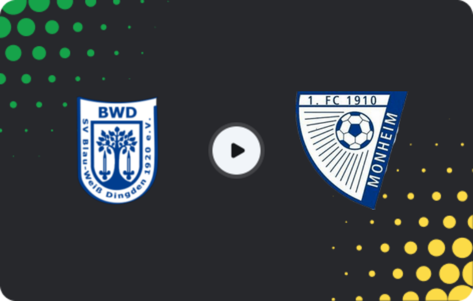 Where to watch BW Dingden — Monheim, Oberliga - Niederrhein, 01.02.2026