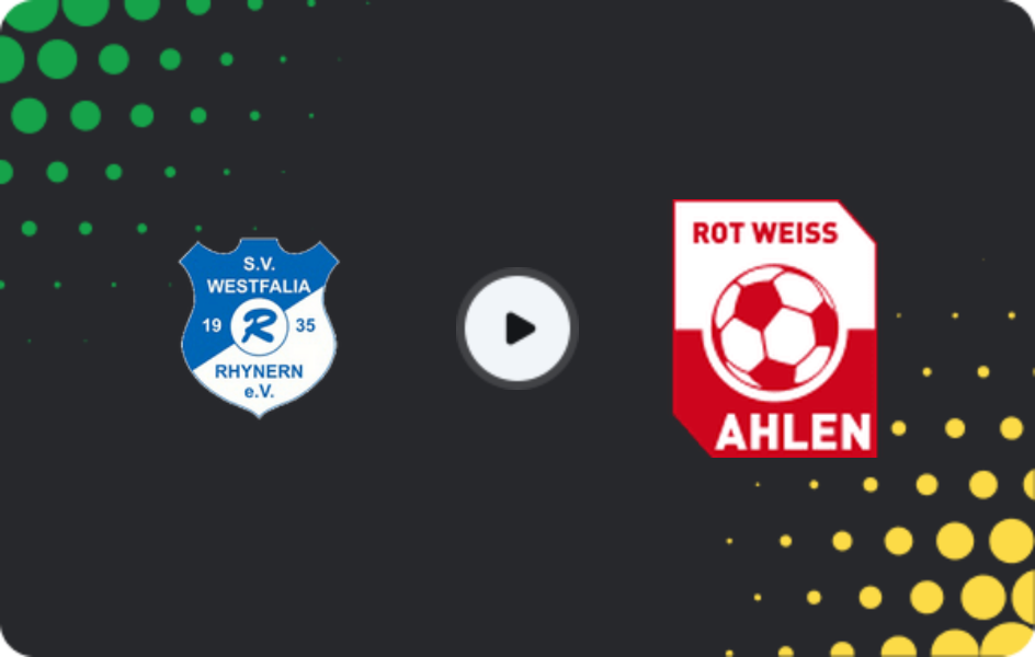 Where to watch Westfalia Rhynern — Rot Weiss Ahlen, Oberliga - Westfalen, 01.02.2026