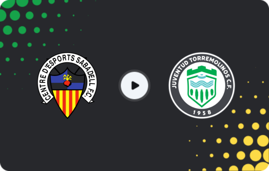 Where to watch Sabadell — Juventud Torremolinos, Primera Federación – Group 2, 01.02.2026