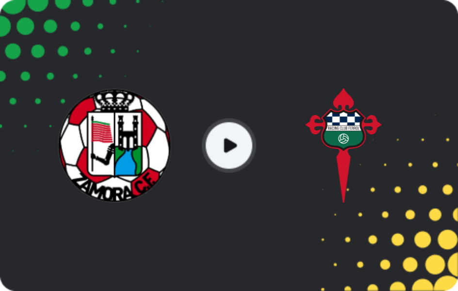Where to watch Zamora — Racing Ferrol, Primera Federación – Group 1, 01.02.2026