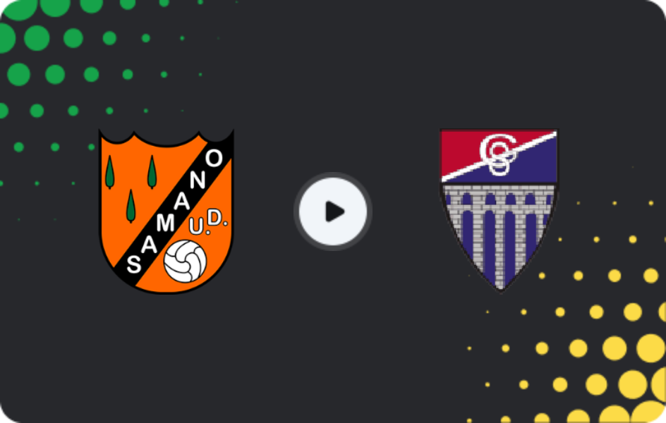 Where to watch Sámano — Gimnástica Segoviana, Segunda Federación – Group 1, 01.02.2026