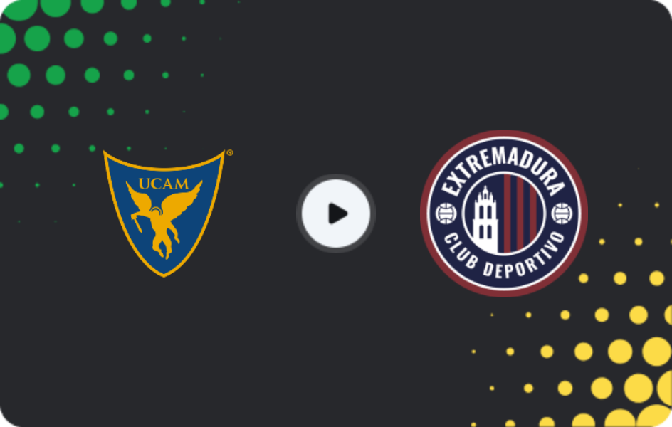 Where to watch Ucam Murcia — Extremadura 1924, Segunda Federación - Group 4, 01.02.2026