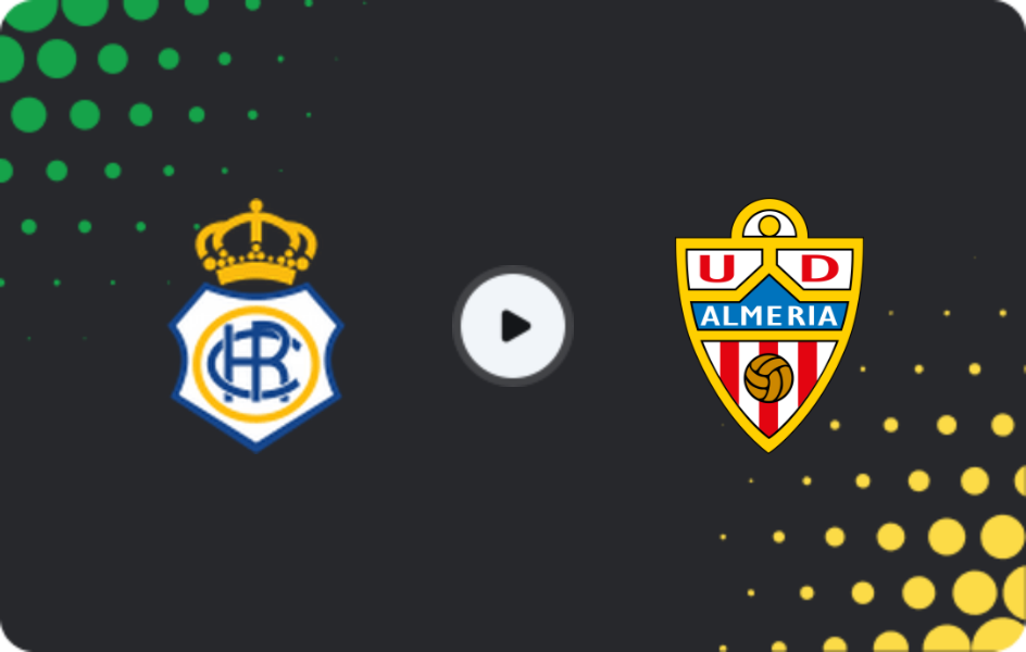 Where to watch Recreativo Huelva — Almería II, Segunda Federación - Group 4, 01.02.2026