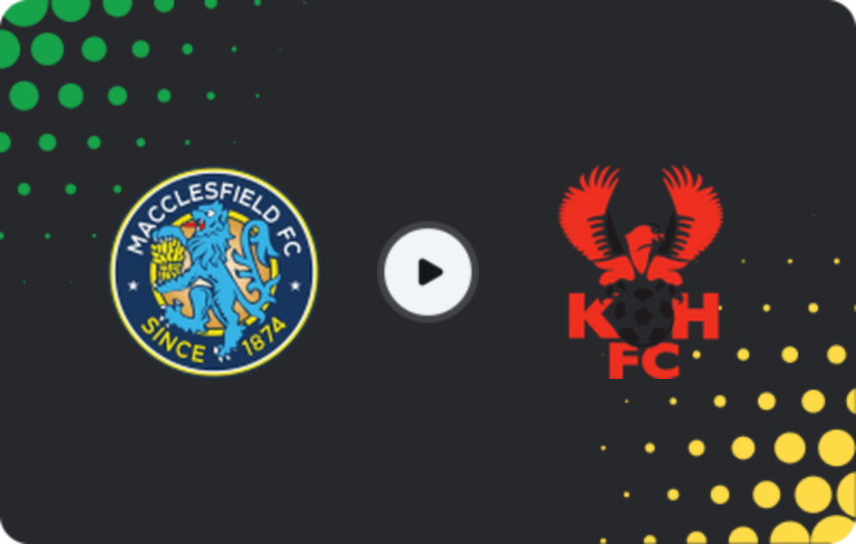 Where to watch Macclesfield — Kidderminster Harriers, National League - North, 03.02.2026