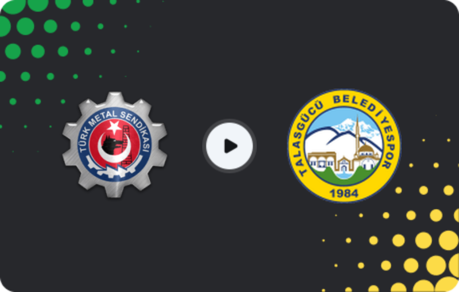 Where to watch Türk Metal 1963 — Talasgücü Belediyespor, 3. Lig - Group 2, 10.01.2026