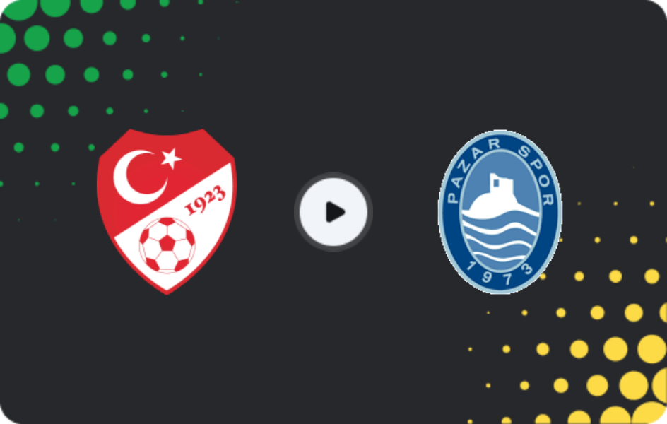 Where to watch Çayelispor — Pazarspor, 3. Lig - Group 3, 10.01.2026