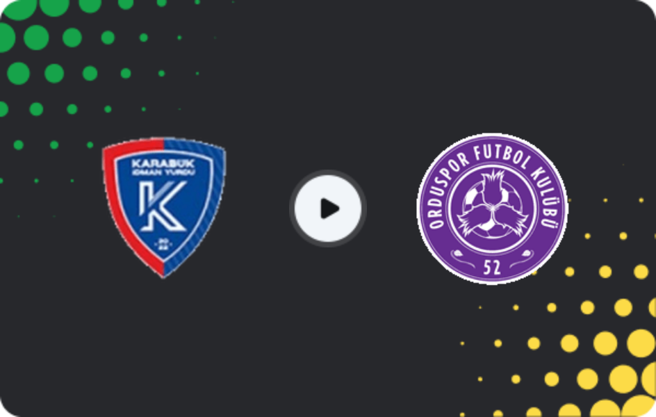 Where to watch Karabük İdman Yurdu — Yeni Orduspor, 3. Lig - Group 3, 10.01.2026