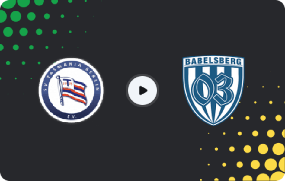 Where to watch Tasmania Berlin — SV Babelsberg 03, Friendlies Clubs, 10.01.2026