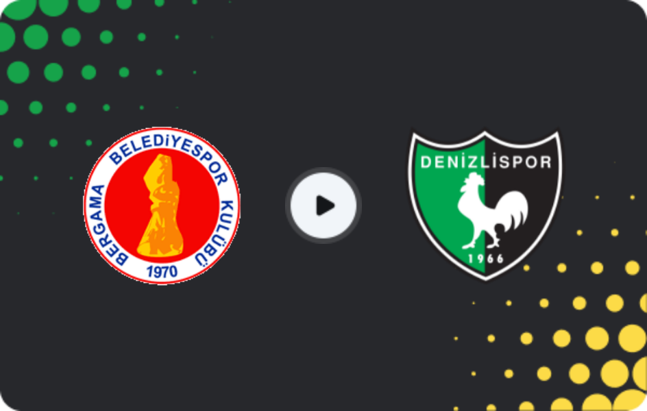 Where to watch Bergama Belediyespor — Denizli İYG, 3. Lig - Group 4, 10.01.2026