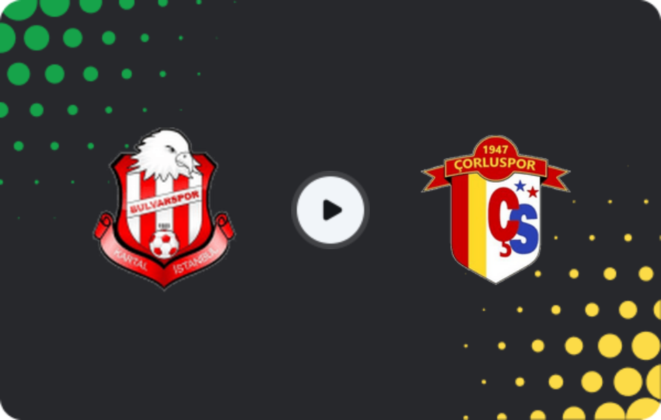 Where to watch Kartal Bulvarspor — Çorluspor 1947, 3. Lig - Group 1, 11.01.2026