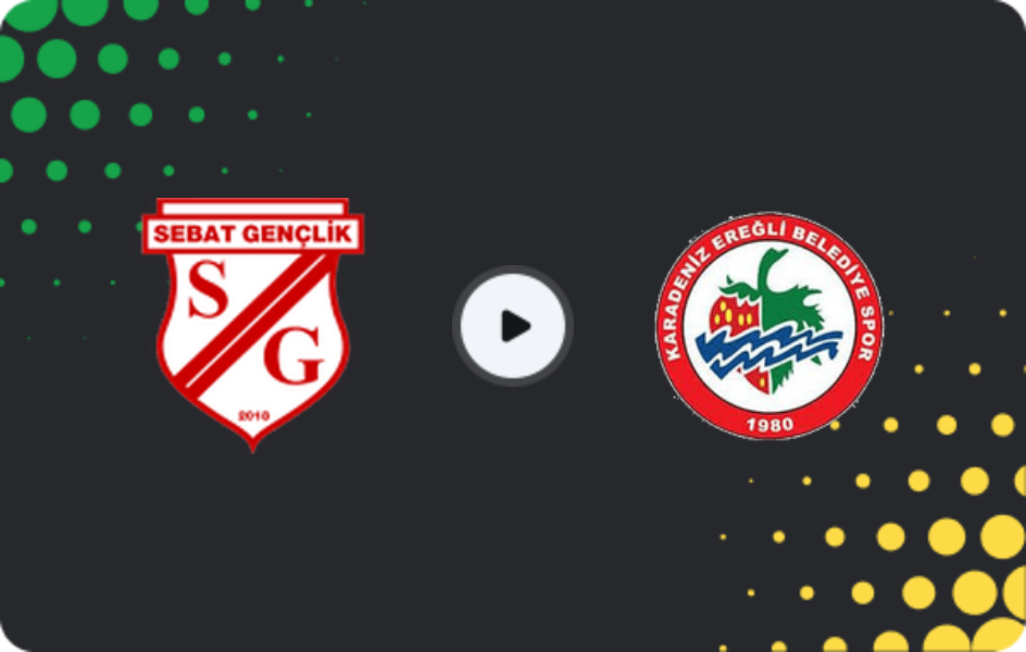 Where to watch Sebat Gençlikspor — Karadeniz Ereğli BSK, 3. Lig - Group 3, 11.01.2026