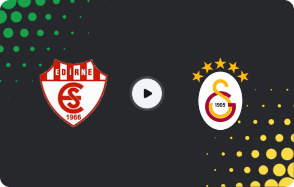 Where to watch Edirnespor — Galata, 3. Lig - Group 1, 11.01.2026