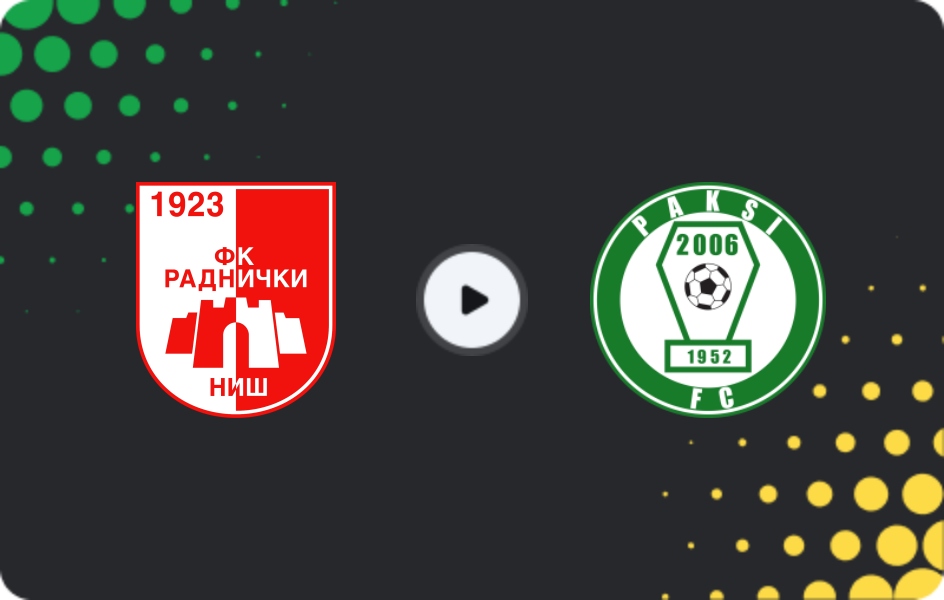 Where to watch Radnicki NIS — Paks, Friendlies Clubs, 13.01.2026