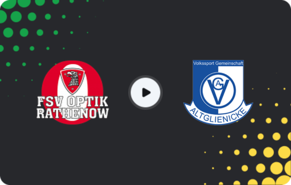 Where to watch Optik Rathenow — Altglienicke, Friendlies Clubs, 14.01.2026