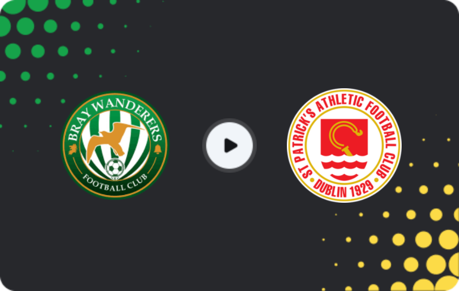 Where to watch Bray Wanderers — St Patrick's Athletic, Friendlies Clubs, 16.01.2026