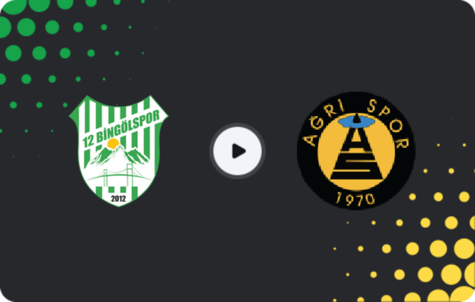 Where to watch 12 Bingölspor — Ağrı 1970, 3. Lig - Group 2, 17.01.2026