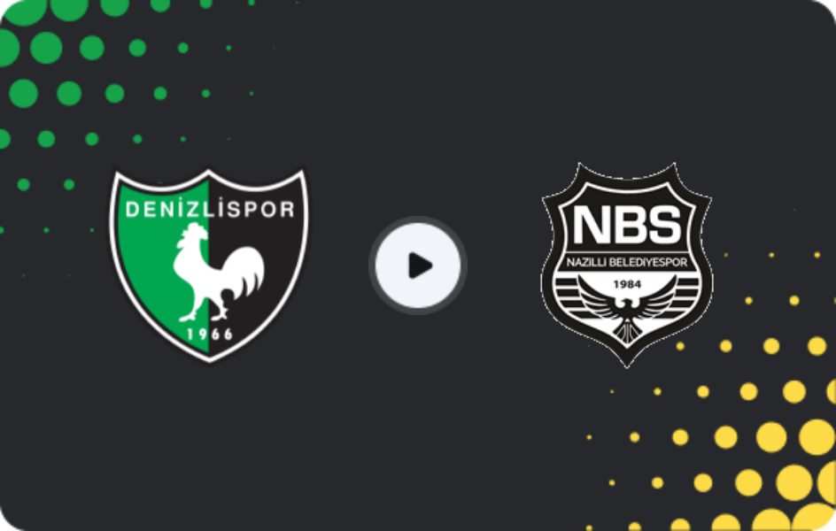 Where to watch Denizli İYG — Nazilli Belediyespor, 3. Lig - Group 4, 17.01.2026