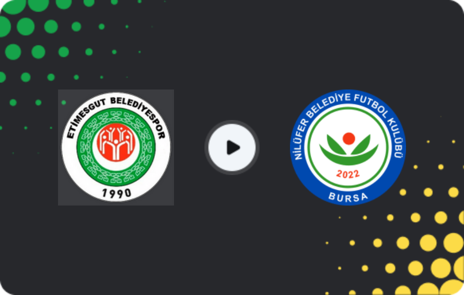 Where to watch Etimesgut Belediyespor — Nilüfer Belediye, 3. Lig - Group 1, 18.01.2026