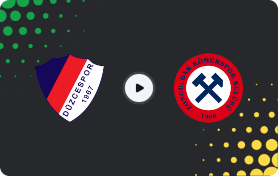 Where to watch Düzcespor — Zonguldak Kömürspor, 3. Lig - Group 3, 18.01.2026