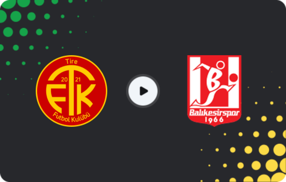 Where to watch Tire 2021 FK — Balıkesirspor, 3. Lig - Group 4, 18.01.2026