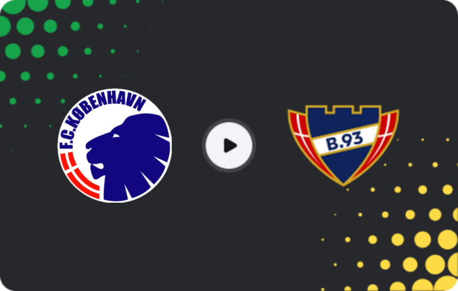 Where to watch Copenhagen — B 93, Friendlies Clubs, 23.01.2026