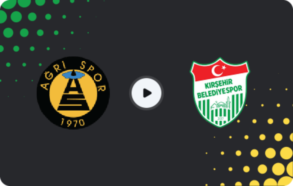 Where to watch Ağrı 1970 — Kırşehir Belediyespor, 3. Lig - Group 2, 24.01.2026