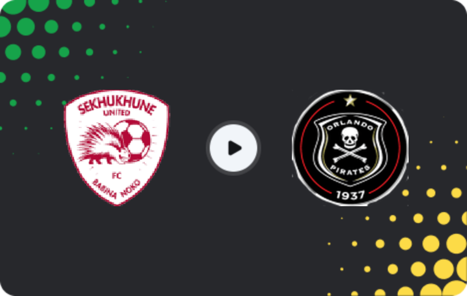 Where to watch Sekhukhune United — Orlando Pirates, Premiership, 24.01.2026
