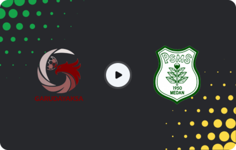 Where to watch Garudayaksa — PSMS Medan, Liga 2, 25.01.2026
