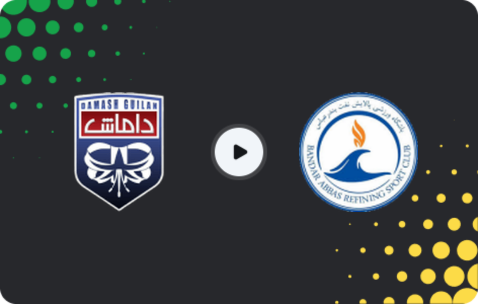 Where to watch Damash Gilanian — Naft Bandar Abbas, Azadegan League, 26.01.2026