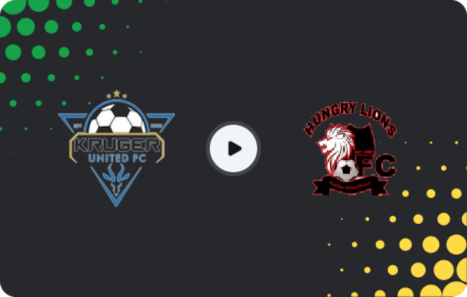 Where to watch Kruger United — Hungry Lions, 1st Division, 28.01.2026
