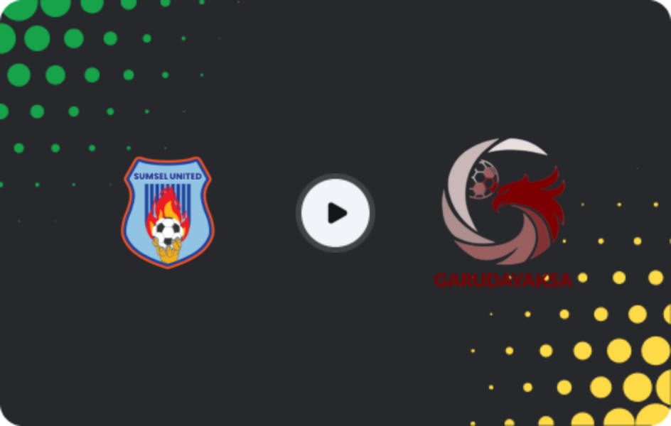 Where to watch Sumsel United — Garudayaksa, Liga 2, 30.01.2026