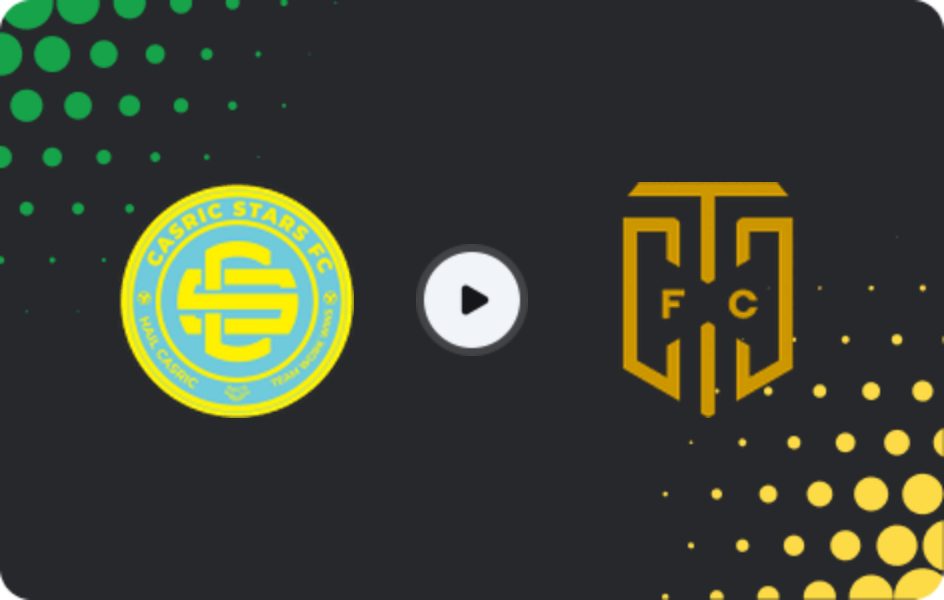 Where to watch Casric Stars — Cape Town City, 1st Division, 30.01.2026