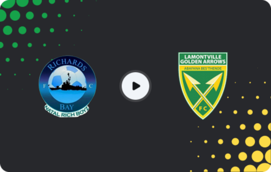 Where to watch Richards Bay — Golden Arrows, Premiership, 30.01.2026